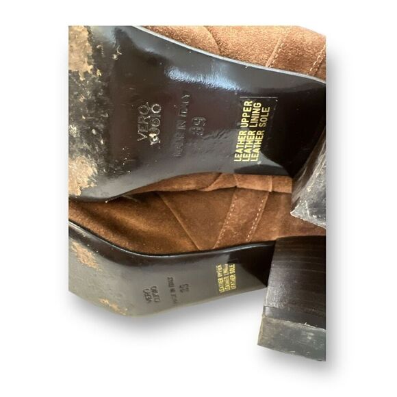 Sundance Leather Suede Appliqué Western Boots Size 39 - Picture 6 of 8